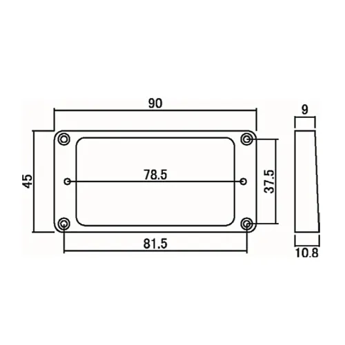 Hosco MR-1RI Рамка звукоснимателя.