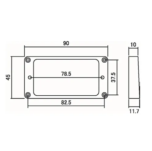 Hosco MR-RB Рамка звукоснимателя.