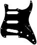 Musiclily MX0112 Защитная накладка для электрогитары, Fender Stratocaster, 3 слоя, черная.-0