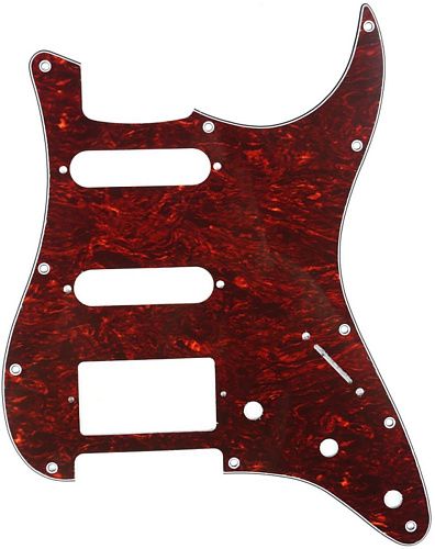 Musiclily MX0330 Защитная накладка для электрогитары, Fender Stratocaster, 4 слоя, черепаший панцирь